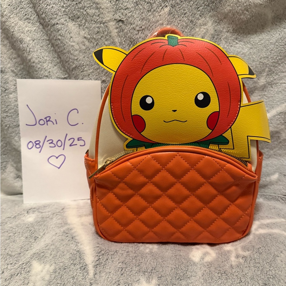 Pikachu Pumpkin Backpack